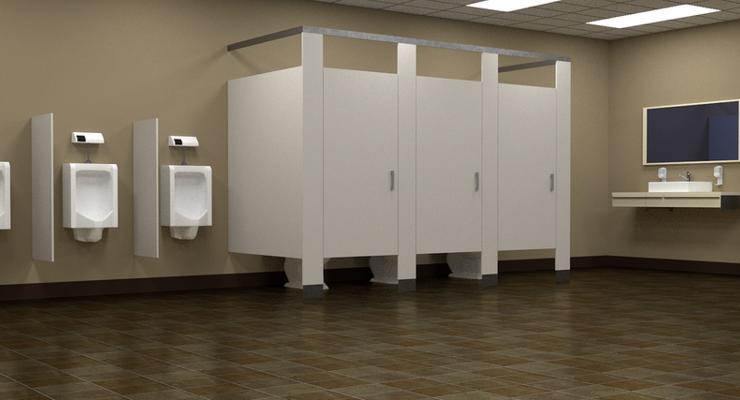 Интересный факт дня: Почему в общественных туалетах дверцы не достают до пола
