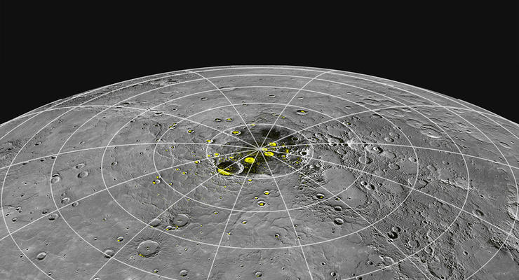 Жара на Меркурии создает водяной лед