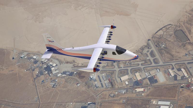 В NASA показали полностью электрический самолет / NASA