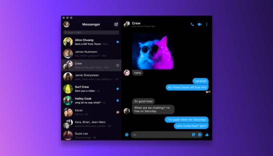 Facebook выпустил Messenger в виде приложения для Windows и Mac