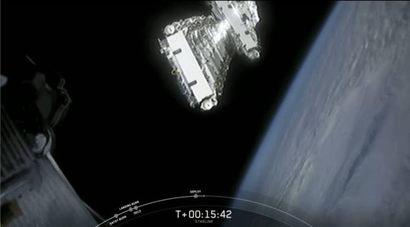 SpaceX успешно запустила спутники Starlink и словила ступень / spacex.com