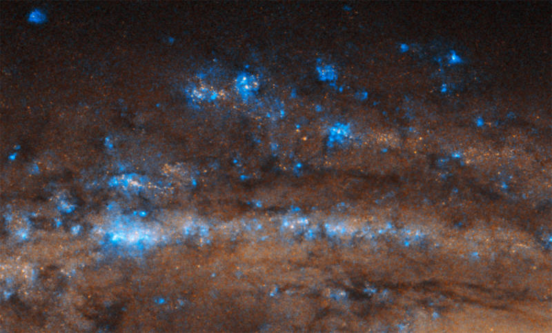 Телескоп Хаббл заснял галактику в созвездии Большой Медведицы / NASA