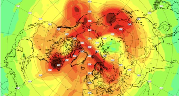 Гигантская озоновая дыра над Арктикой закрылась