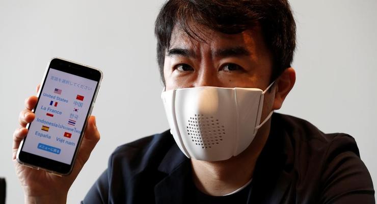 Японский стартап создал умную маску для пандемии коронавируса