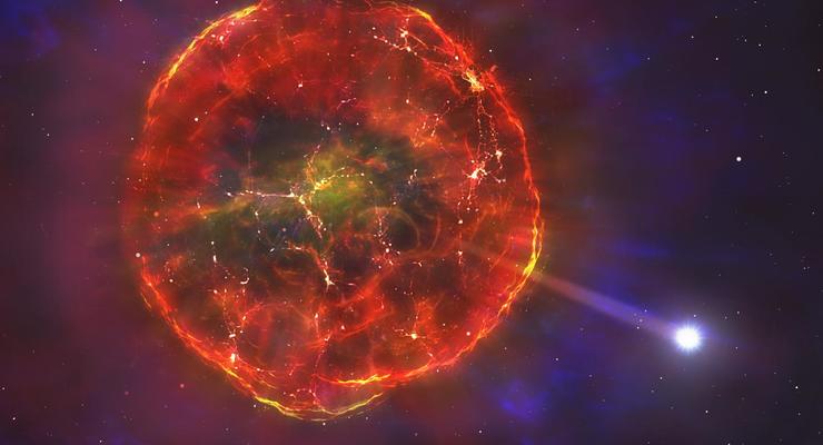 Взрыв сверхновой выбросил мертвую звезду в нашу галактику