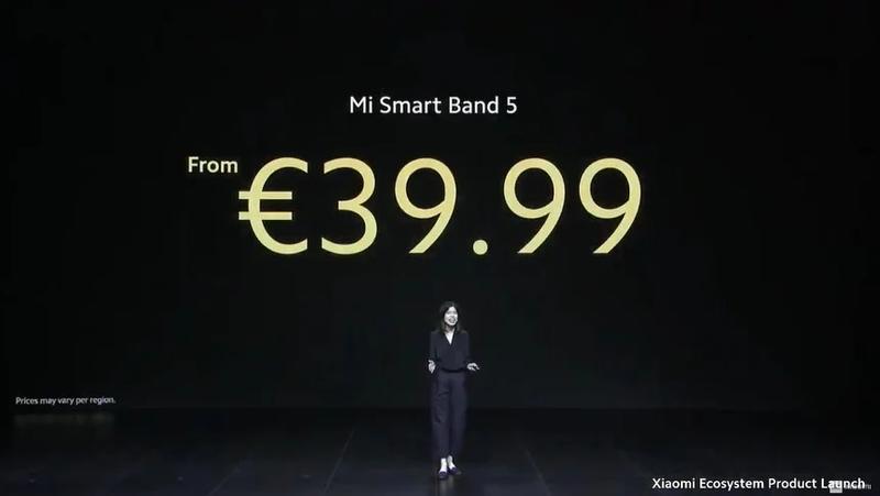 Xiaomi представила Mi Smart Band 5: Известны цена и возможности / Xiaomi