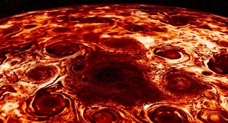 Тайну геометрических бурь на Юпитере раскрыли