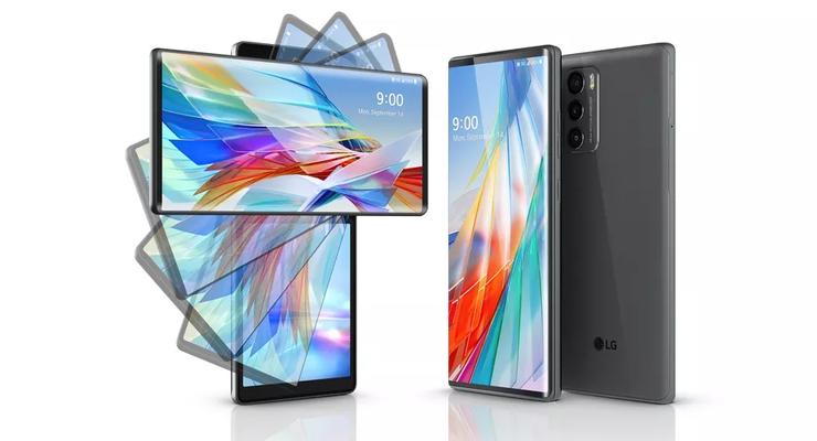 LG представила самый странный смартфон с поворотным дисплеем