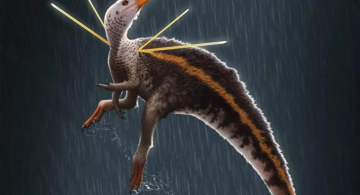 Найден динозавр с лентами на шее