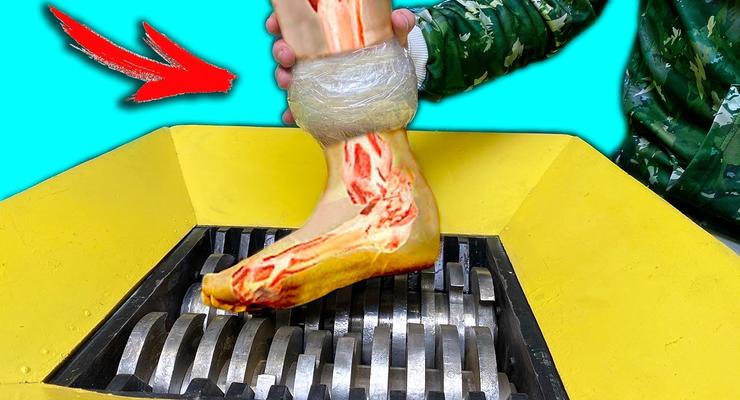 Сколько слоев скотча спасут ногу от шредера: Эксперименты