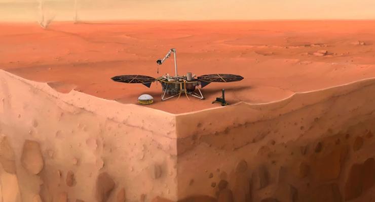 NASA похоронило марсианского крота