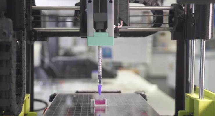 3D-принтер напечатает живые кости прямо в теле