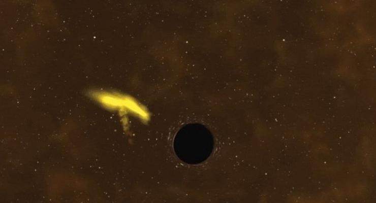 Астрономы обнаружили звезду-заложницу черной дыры