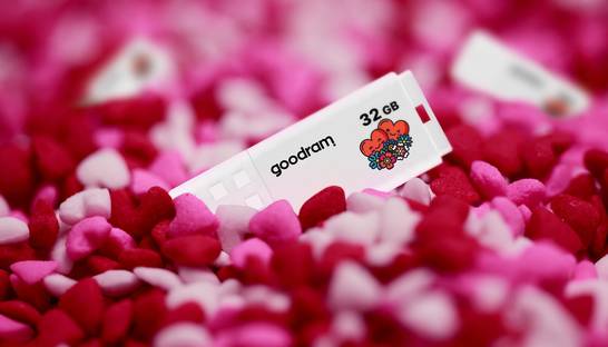 Goodram выпустил три флешки специально ко Дню Валентина