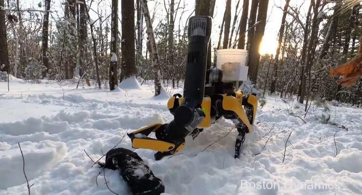 Boston Dynamics представил самозаряжающегося робопса Spot