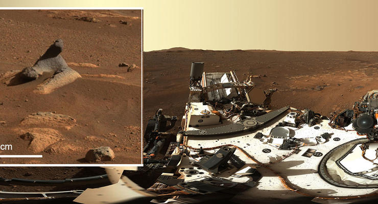 Марсоход Perseverance сделал панораму места посадки на Марсе