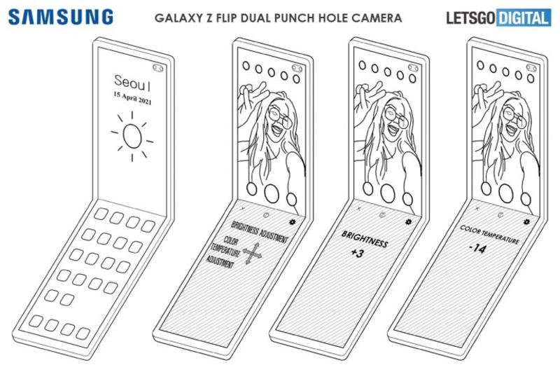 Samsung запатентовал складывающийся в обе стороны смартфон / letsgodigital.org