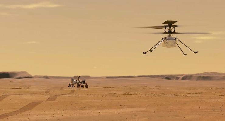 Марсианский вертолет Ingenuity совершит самый смелый полет