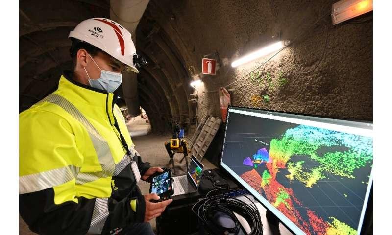 Робопса Boston Dynamics отправили в подземное ядерное хранилище / Ecole des Mines