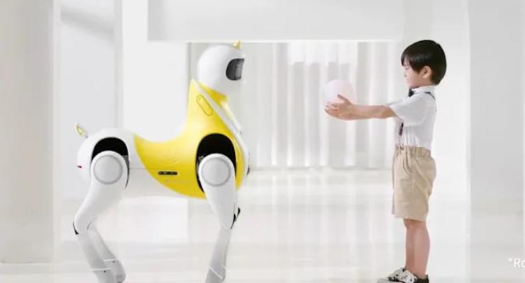 Китайский стартап создал робота-единорога для детей