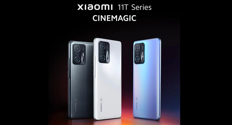 Xiaomi 11T и 11T Pro получили зарядку 120 Вт и камеры на 108 Мп