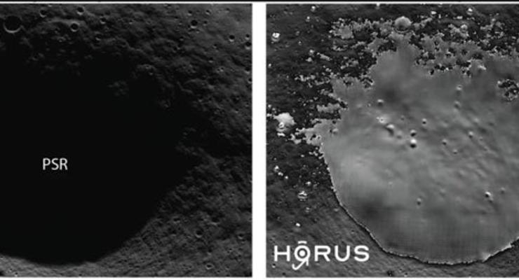 Астрономы заглянули в самые темные кратеры Луны при помощи ИИ