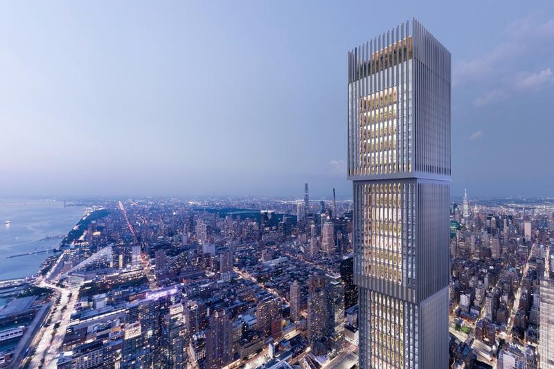 В Нью-Йорке построят перевернутый небоскреб / Adjaye Associates