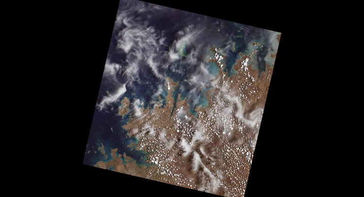 Мощный спутник Landsat 9 сделал первые снимки Земли