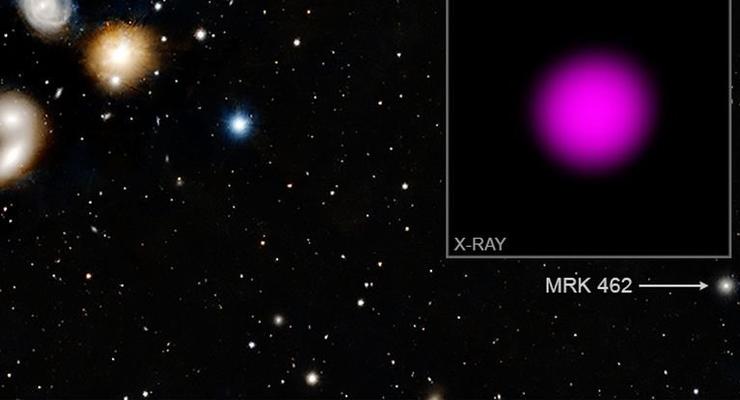Найдена самая маленькая черная дыра в центре галактики