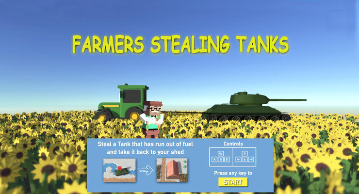 Тракторы воруют танки: Появилась новая эпичная игра