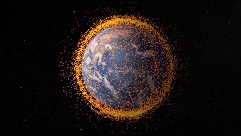 Количество космического мусора вокруг ЗЕмли в 2013 году