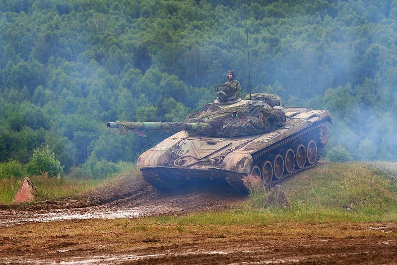 Чешский Т-72М1 на учениях - фото Adam Hauner
