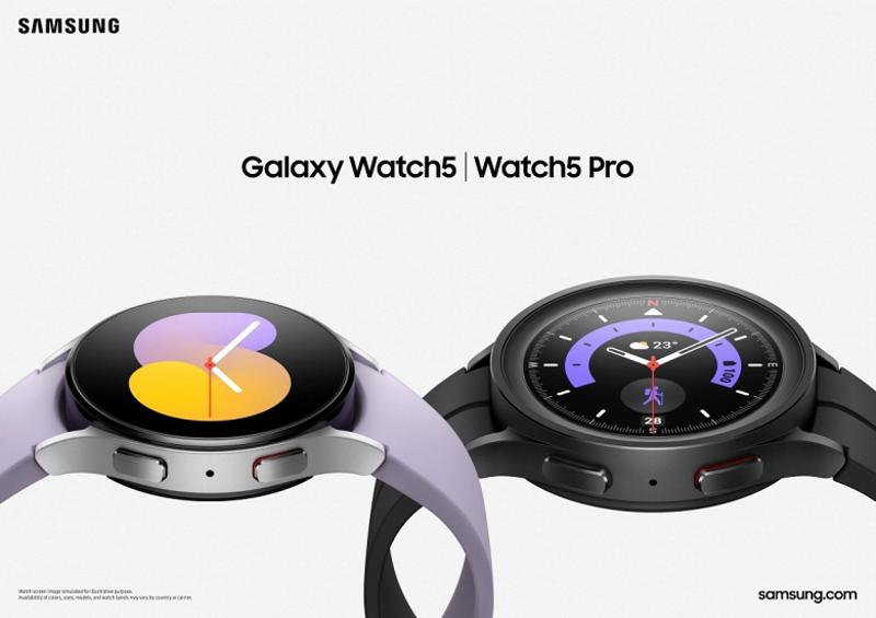 Galaxy Watch5 и Galaxy Watch5 Pro - фото Samsung