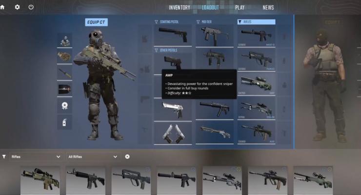 В Counter Strike 2 изменена система покупок