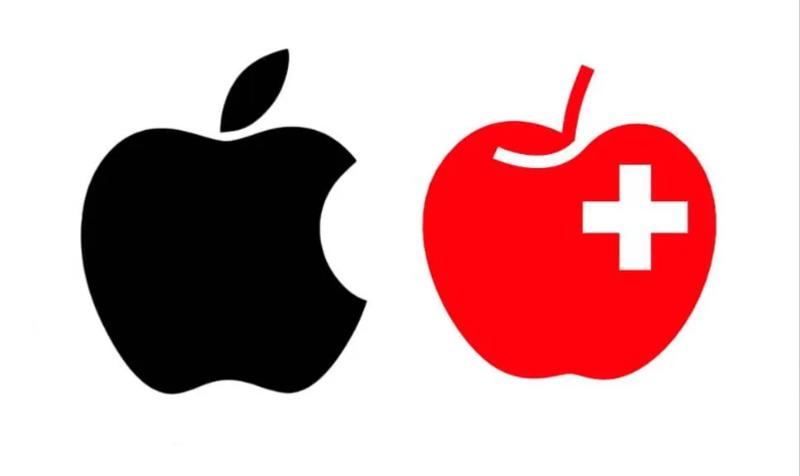 Логотипы Apple и Fruit Union Suisse - фото ilenta.com