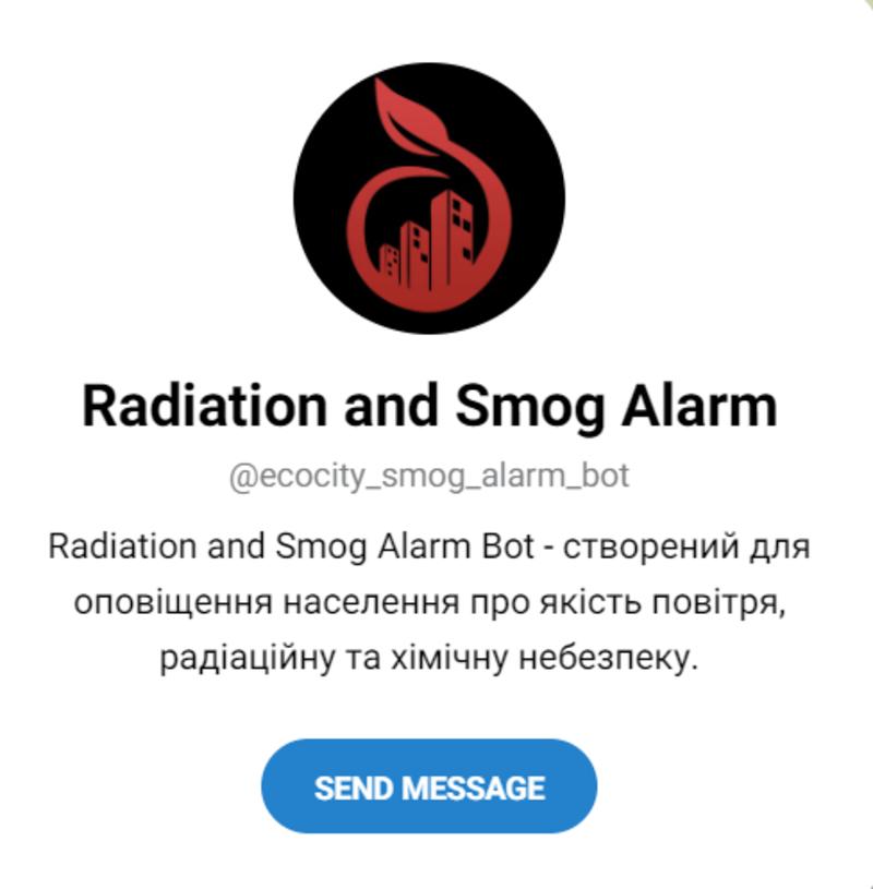 Radiation and Smog Alarm - фото Telegram