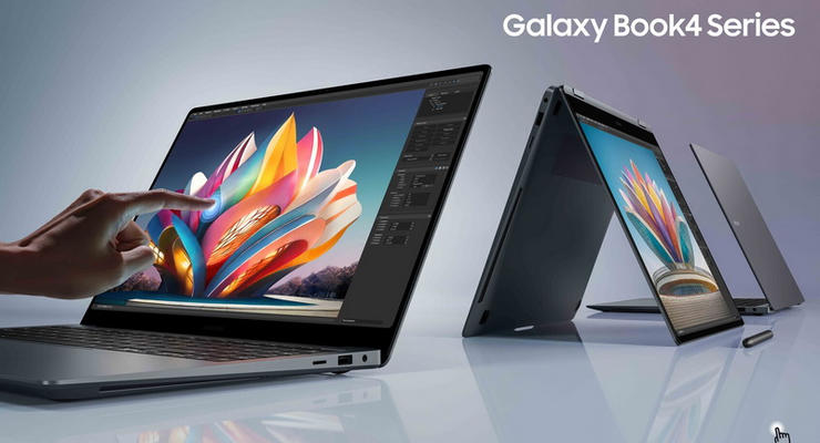 Samsung выпустила ноутбуки Galaxy Book 4: возможности и фото