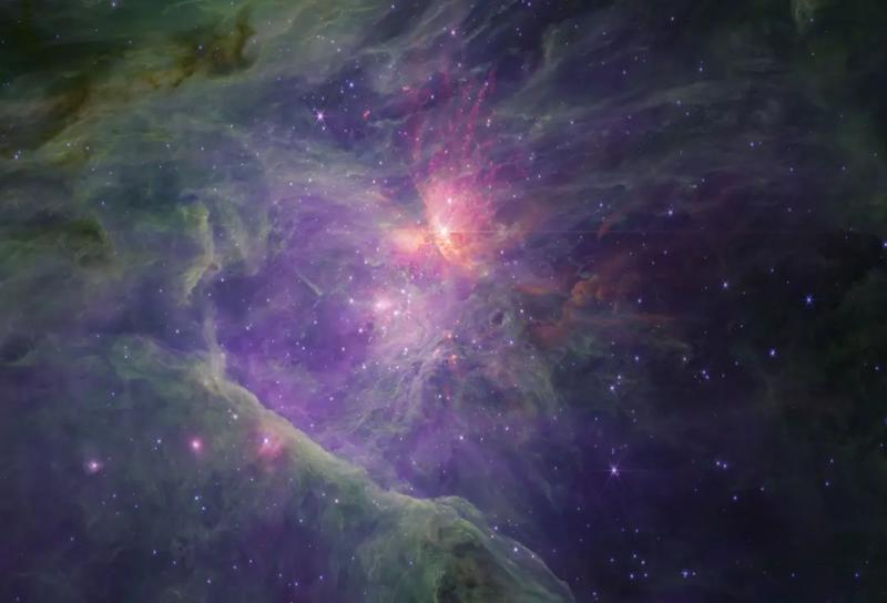 Туманность Ориона и Трапеция Ориона – фото NASA, ESA, CSA