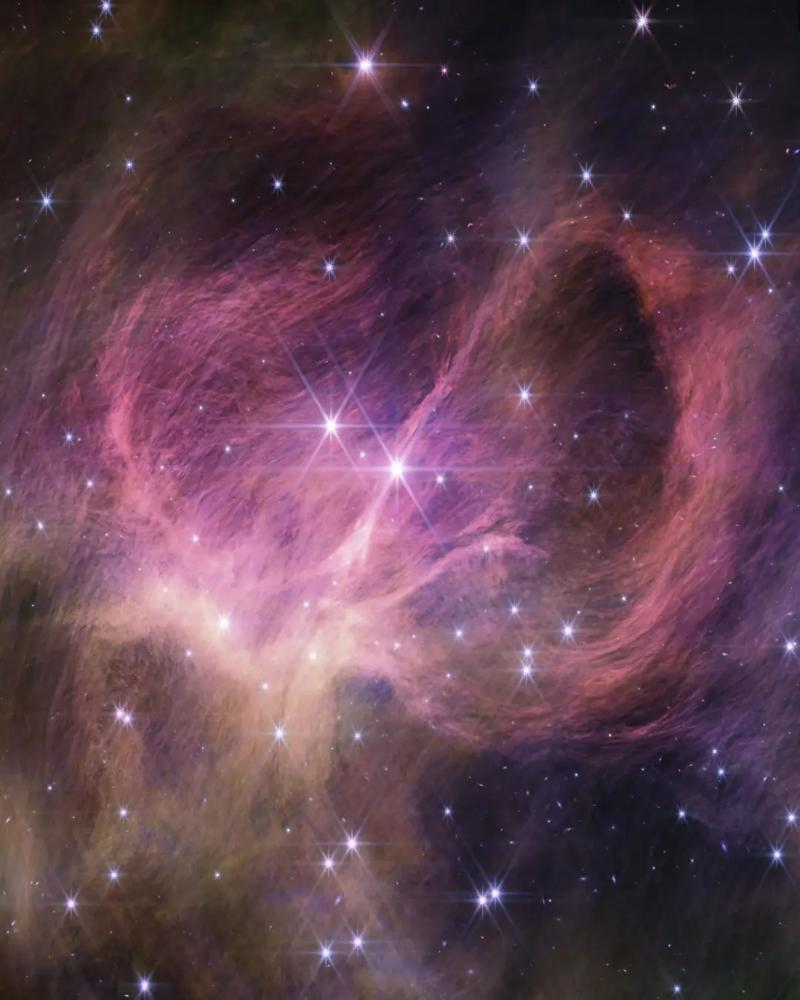Зоряне скупчення IC 348 - фото NASA, ESA, CSA