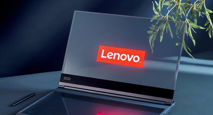 Прорыв на рынке: Lenovo представила прозрачный ноутбук