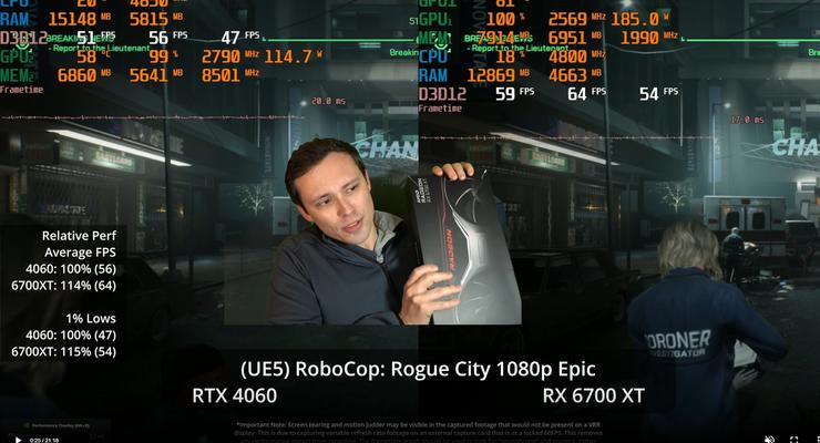 RTX 4060 против RX 6700 XT: какая видеокарта признана лучшей