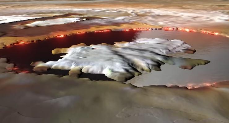 Лавовое озеро за пределами Земли: появилось уникальное видео